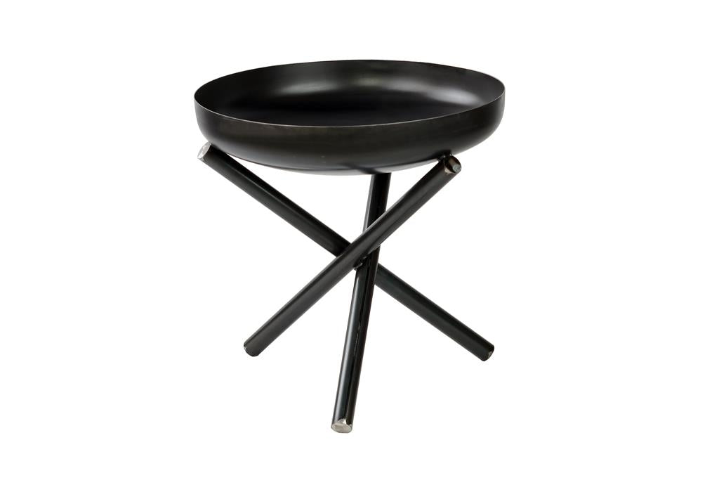 Gardener hohe Feuerschale mit gekreuzten Beinen TF-FS 110-2 aus Rohstahl // Klimaworld.com