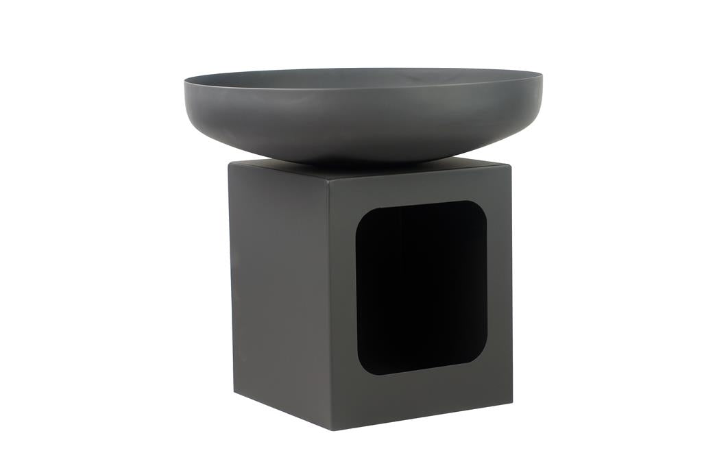 Gardener hohe Feuerschale mit Holzlager Feuerschale TF-FS 112-1 | Klimaworld.com