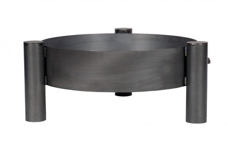 Gardener runde, stabile Feuerschale mit Griffen | Ø60cm x H 30cm | Klimaworld.com