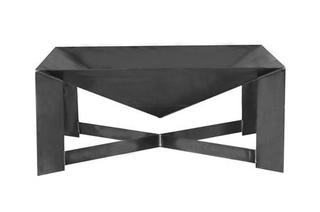 Gardener geometrische Feuerschale, schlankes Design TF-FS 114-2 aus Rohstahl // Klimaworld.com