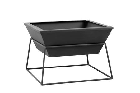 Gardener quadratische, abnehmbare Feuerschale | 50x50cm x H 30cm | TF-FS 115-2 | Klimaworld.com