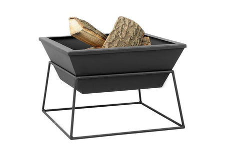 Gardener quadratische, abnehmbare Feuerschale | 50x50cm x H 30cm | TF-FS 115-2 | Klimaworld.com