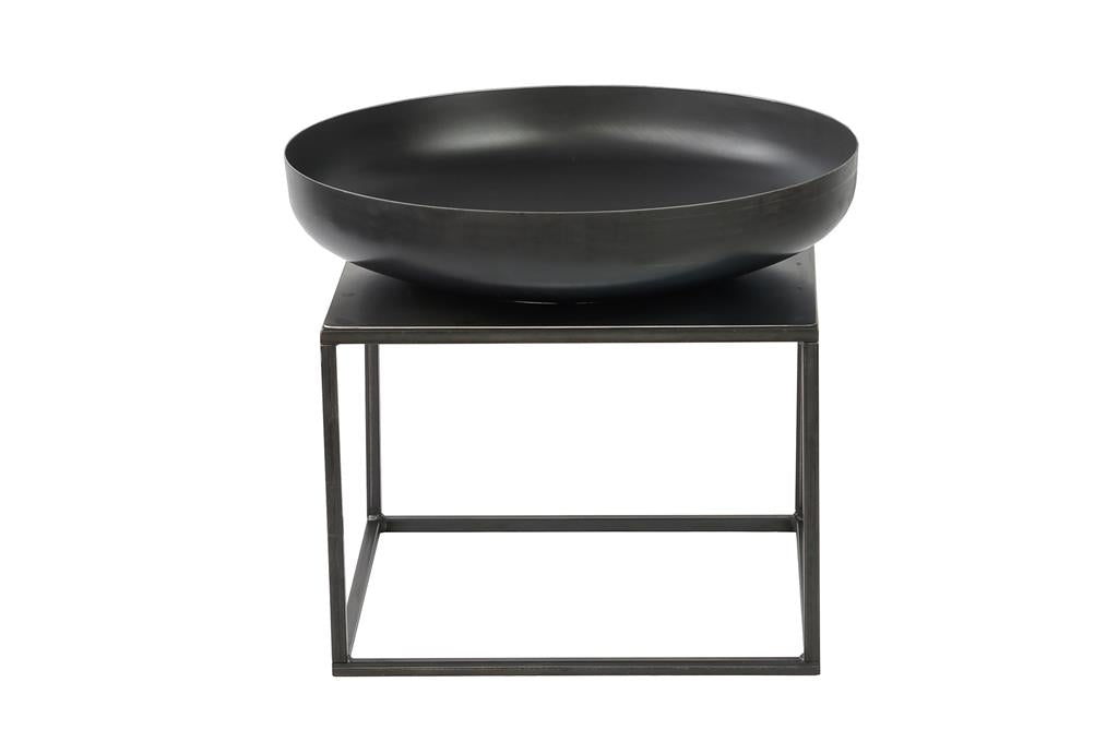 Gardener kunstvolle Feuerschale auf hohem Gestell | Ø60cm x H 55cm | Klimaworld.com