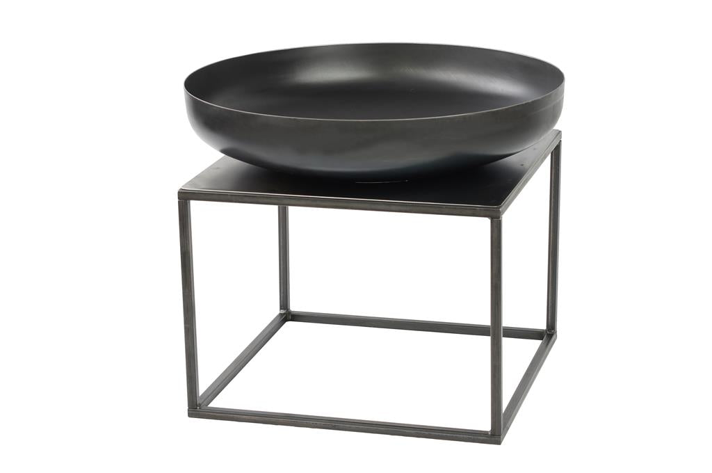 Gardener kunstvolle Feuerschale auf hohem Gestell | Ø70cm x H 55cm | Klimaworld.com