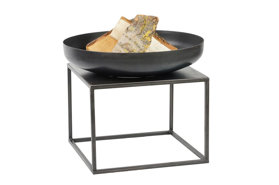 Gardener kunstvolle Feuerschale auf hohem Gestell | Ø60cm x H 55cm | Klimaworld.com