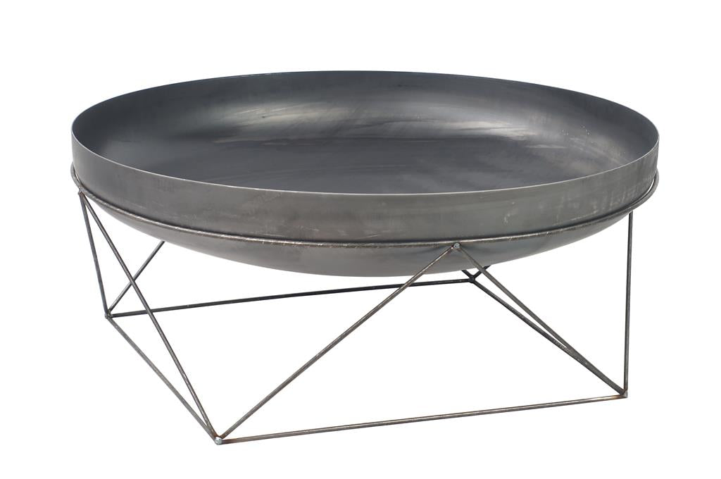 Gardener runde Feuerschale auf kunstvollen Beinen | Ø60cm x H 30cm | TF-FS 122-1 | Klimaworld.com