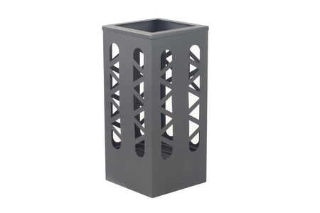 Gardener schlanke, hohe Feuerschale mit Holzlager | LxB 28x28cm x H 60cm | TF-FS 125-1 | Klimaworld.com