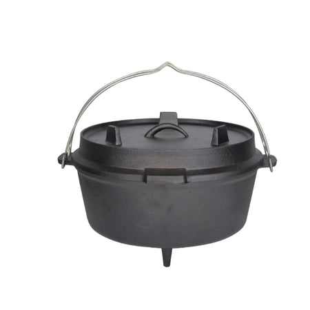 Dutch Oven 12'' Inhalt 6,5L, Kochtopf aus Gusseisen FF235