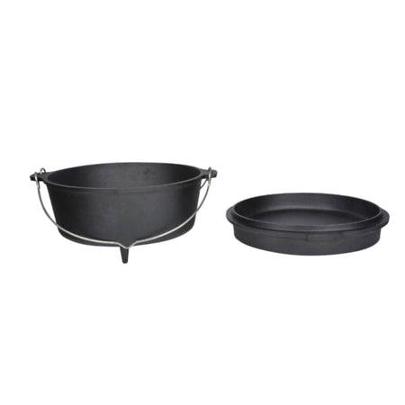Dutch Oven 12'' Inhalt 6,5L, Kochtopf aus Gusseisen FF235