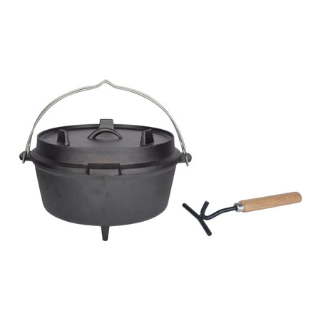 Dutch Oven 12'' Inhalt 6,5L, Kochtopf aus Gusseisen FF235