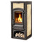 La Nordica Holzofen mit Holzfach | Fiorella BII Pergament | 6 kW