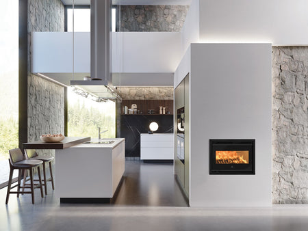 Edilkamin Kamineinsatz | Firebox Evo 54 N | 9,4 kW | Weiß