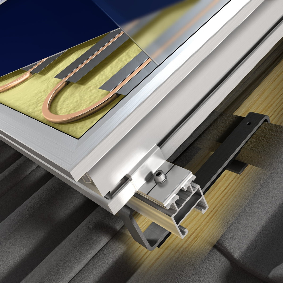 Solarpaket TFK Premium 2.3 Flachkollektorenset 9,36 m² | Klimaworld.com