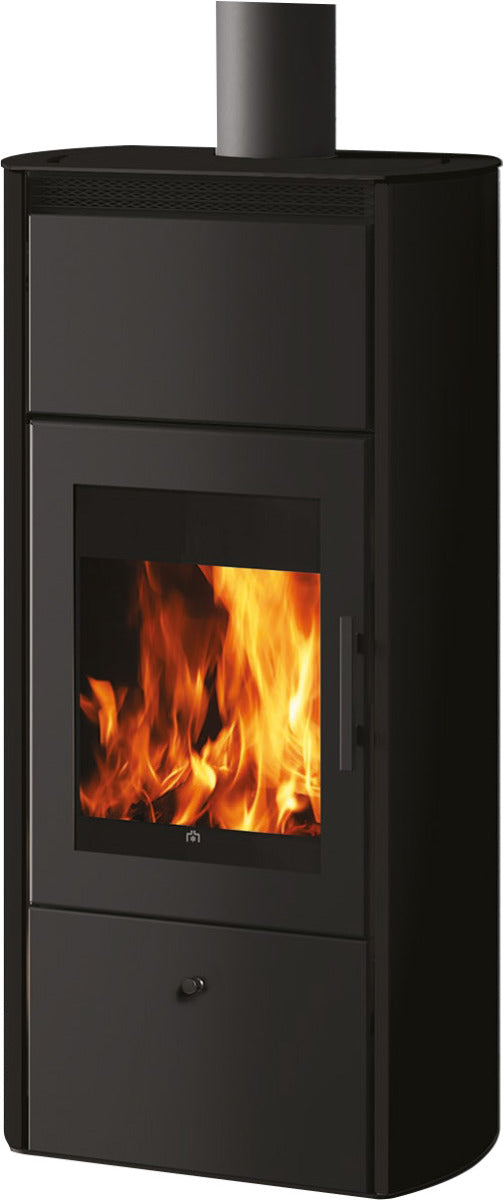 Edilkamin Kaminofen Flamma 14 Stahl Schwarz | klimaworld.com