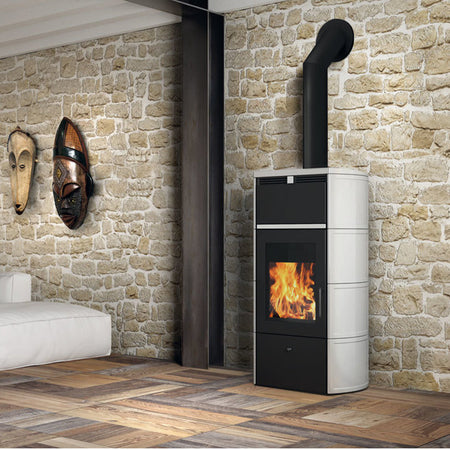 Kaminofen Flamma 14 weiß