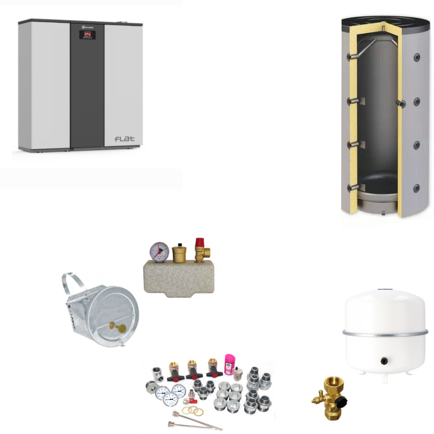 FLAT Basic 8 - Dieses Set ist ausschließlich für die Bereitstellung von Heizungswasser ausgelegt.