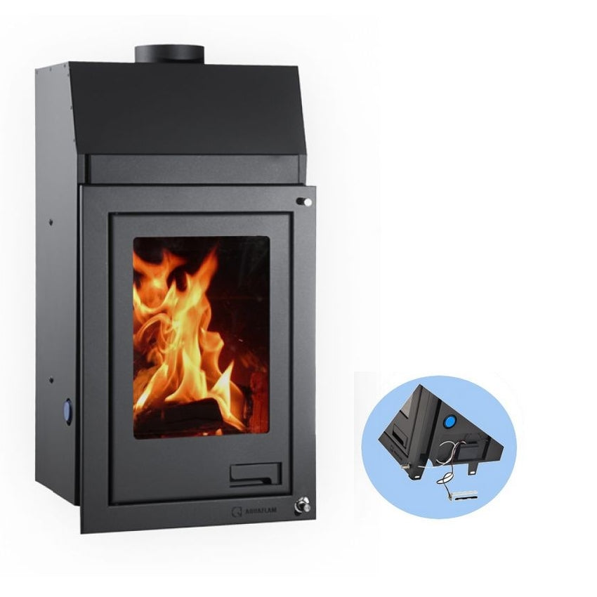 Aquaflam Flat wasserführender Kamineinsatz | 7 kW | Basic Steuerung