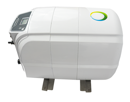 fothermo photovoltaischer Caravan Boiler | 1,5 kWp | 10 l |Seitenansicht | Klimaworld.com