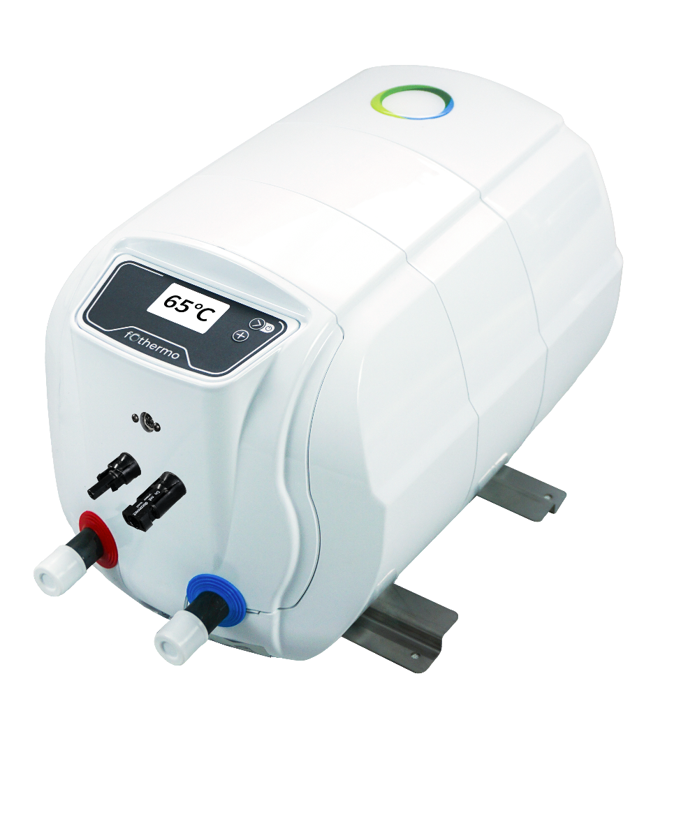 fothermo photovoltaischer Caravan Boiler | 1,5 kWp | 10 l | liegend | Klimaworld.com