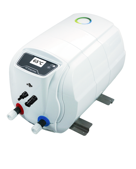 fothermo photovoltaischer Caravan Boiler | 1,5 kWp | 10 l | liegend | Klimaworld.com