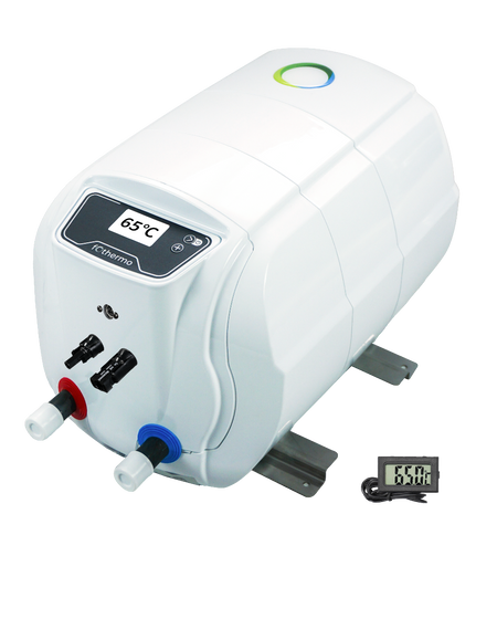 fothermo photovoltaischer Caravan Boiler | 1,5 kWp | 10 l | liegend-2| Klimaworld.com