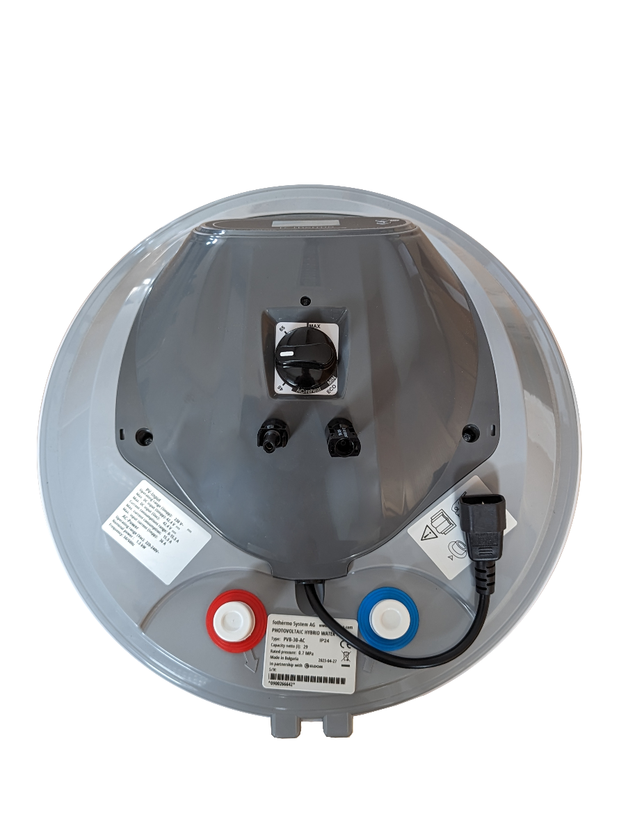 fothermo photovoltaischer Hybridboiler PVB-30-AC Anschluesse | klimaworld.com