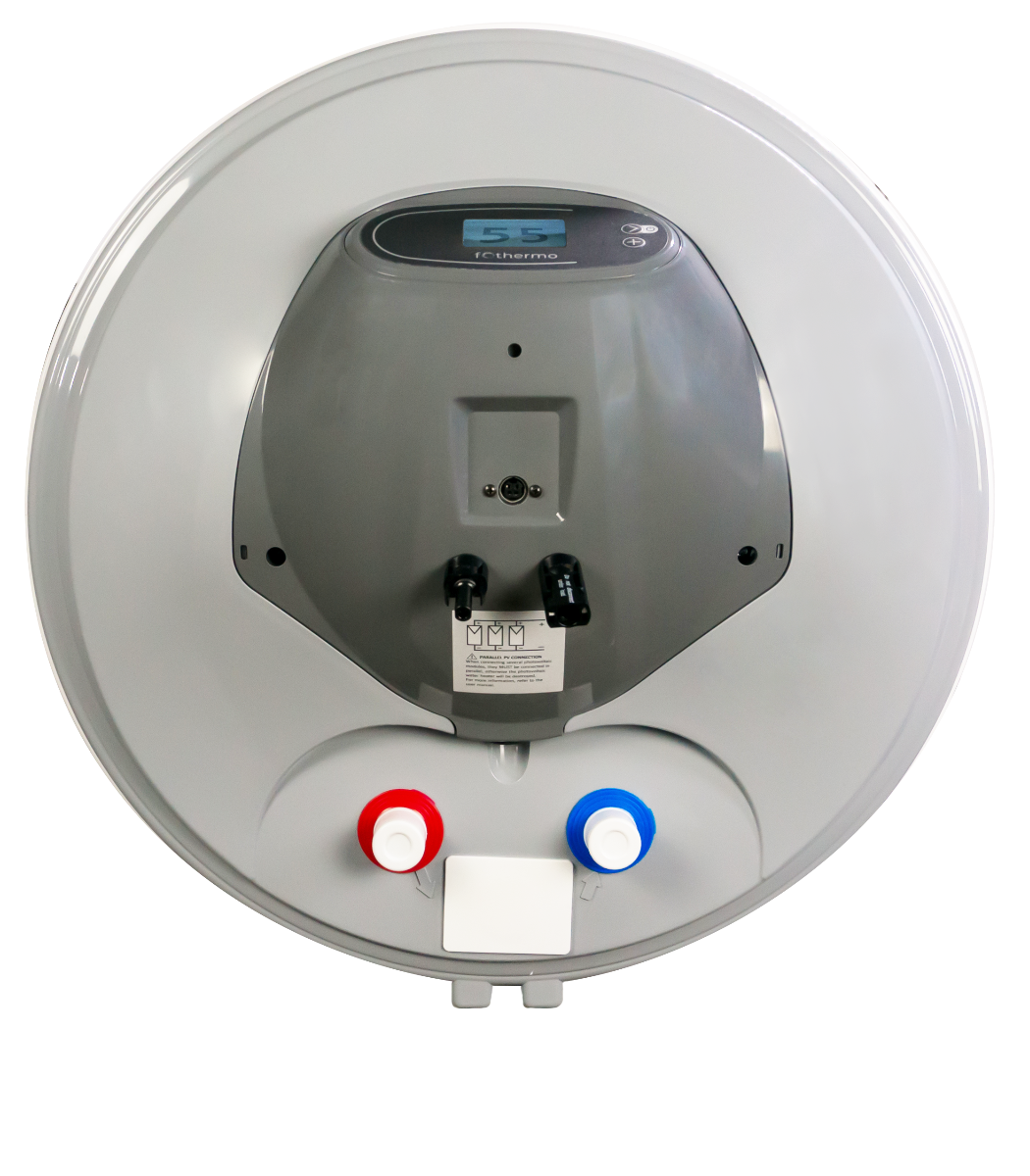 fothermo photovoltaischer Offgridboiler | PVB-80 | 2 kWp | 80 l | Ansicht -unten | Klimaworld.com