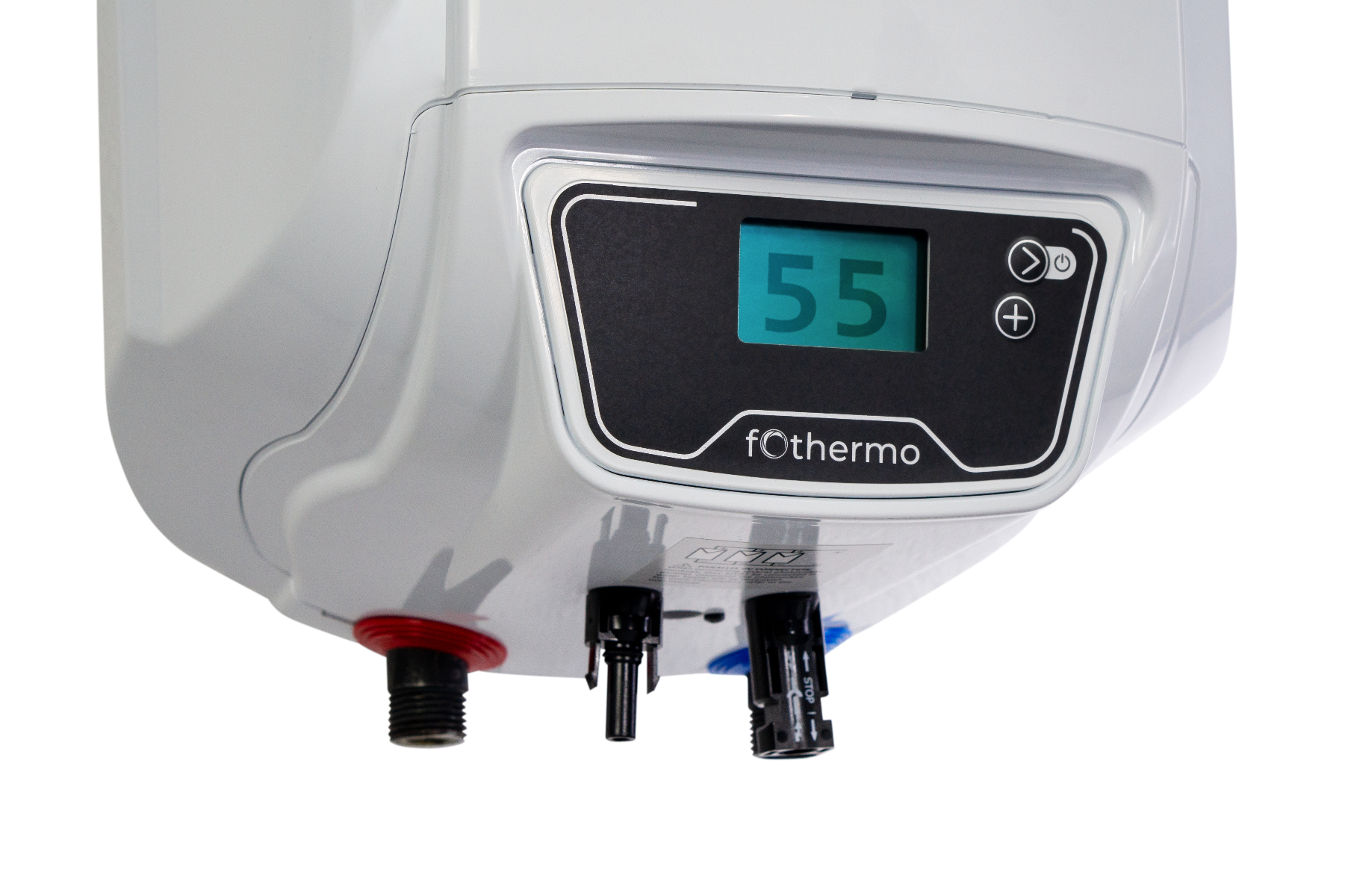 fothermo photovoltaischer Offgridboiler PVB-10 Front | Anzeige | klimaworld.com