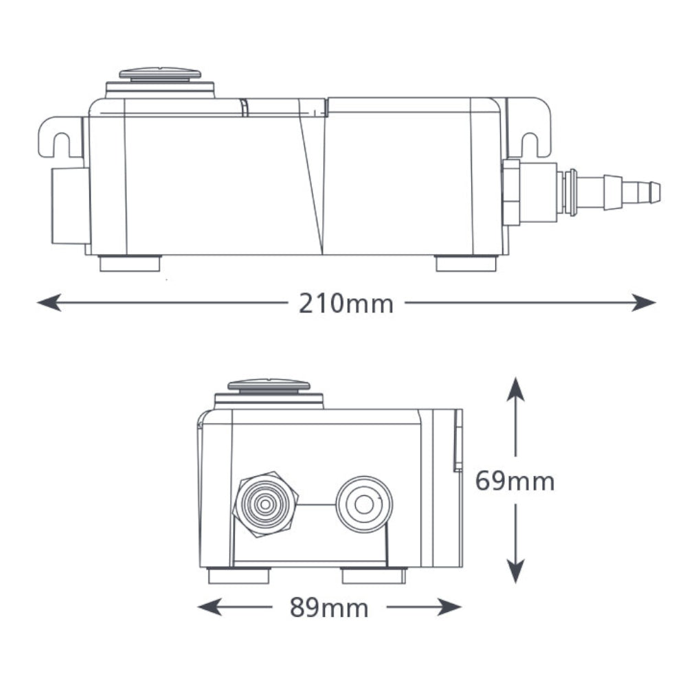 ASPEN | Behälter-Kondensatpumpe MINI TANK | 35 l/h