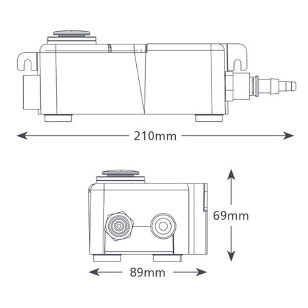 ASPEN | Behälter-Kondensatpumpe MINI TANK | 35 l/h