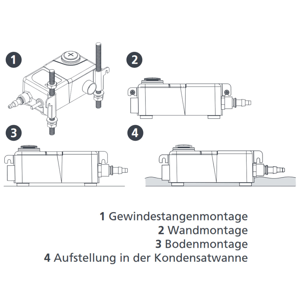ASPEN | Kondensatpumpe für Klimaanlagen | Mini Tank