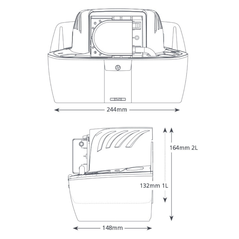 ASPEN | Behälter-Kondensatpumpe HI-LIFT | 1 Liter Behälter | 11 l/h