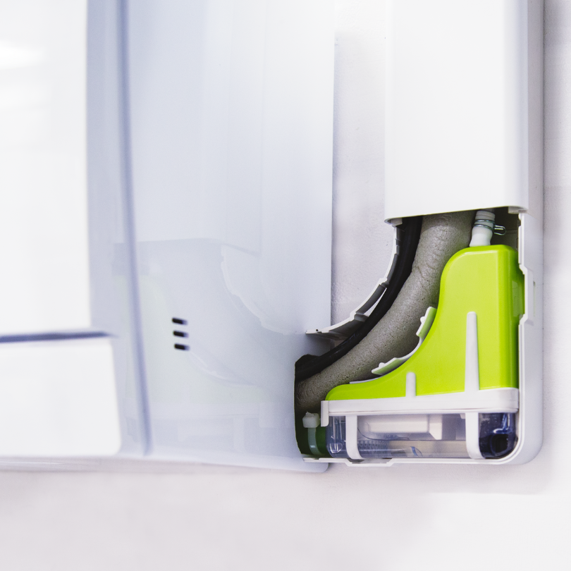 ASPEN Kondensatpumpe SILENT+ MINI LIME | FP3319/5 | eingebaut