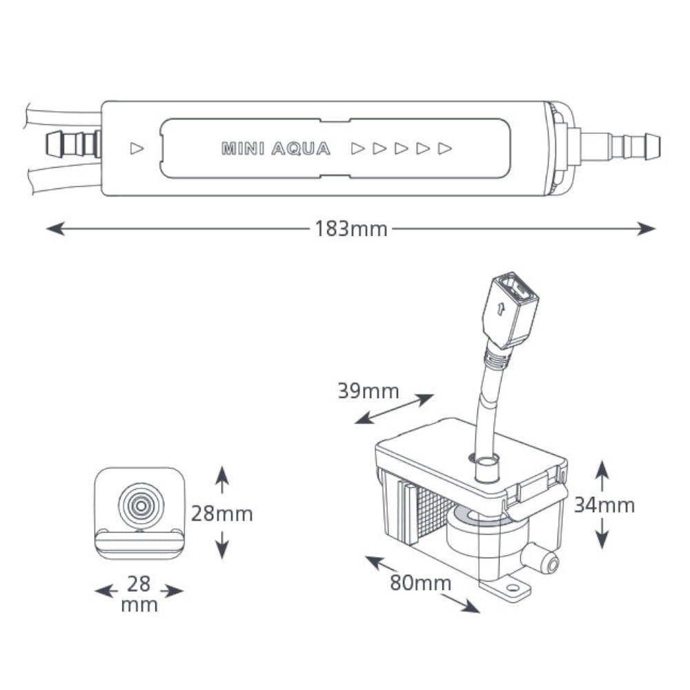 ASPEN | Kondensatpumpe SILENT+ MINI AQUA | 12 l/h