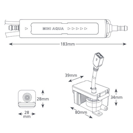 ASPEN | Kondensatpumpe SILENT+ MINI AQUA | 12 l/h
