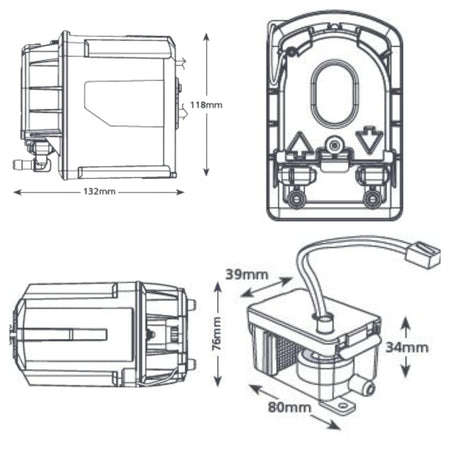 ASPEN | Schlauch-Kondensatpumpe PERI PRO+ | 15 l/h