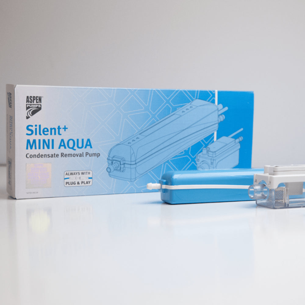 ASPEN Tauwasserpumpe SILENT+ MINI AQUA + Verpackung | Klimaworld.com