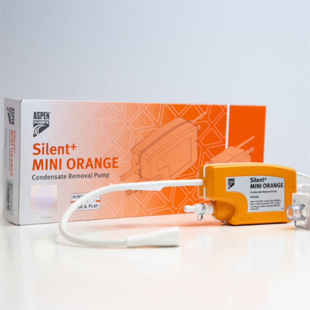 ASPEN Tauwasserpumpe SILENT+ MINI ORANGE + Verpackung | Klimaworld.com