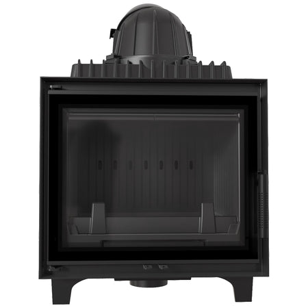 Kratki Kamineinsatz Franek Deco 10 schwarz, Front | klimaworld.com