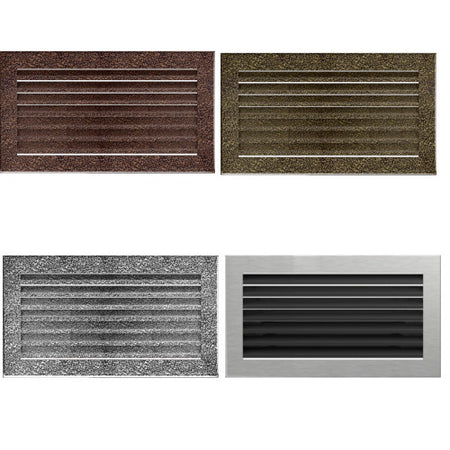 Kamin Lüftungsgitter Luftgitter Lamellengitter 17x30 cm