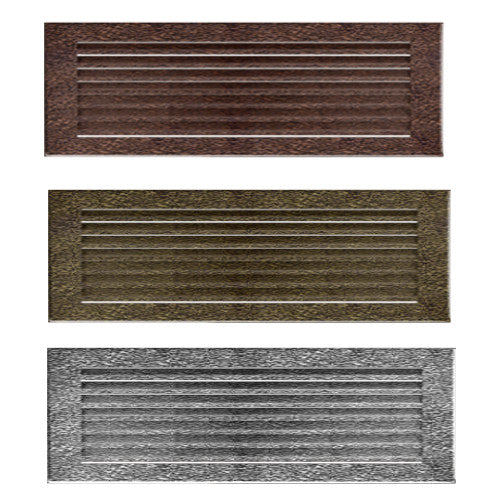 Kamin Lüftungsgitter Luftgitter Lamellengitter 17x70cm
