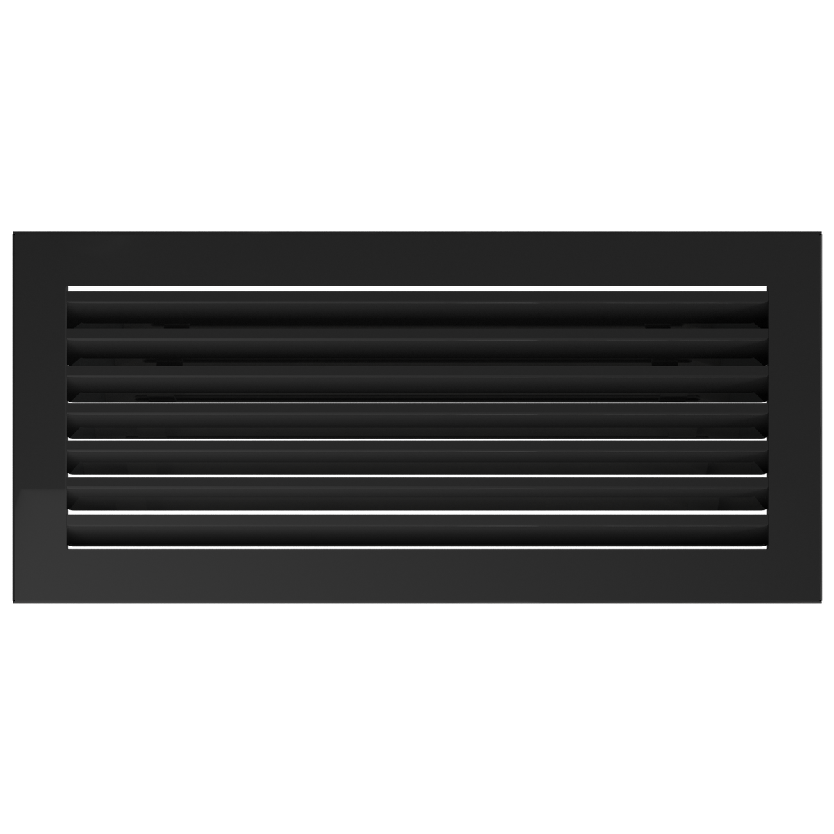 Kamingitter Lüftungsgitter Luftgitter Lamellen 17x30 cm, schwarz