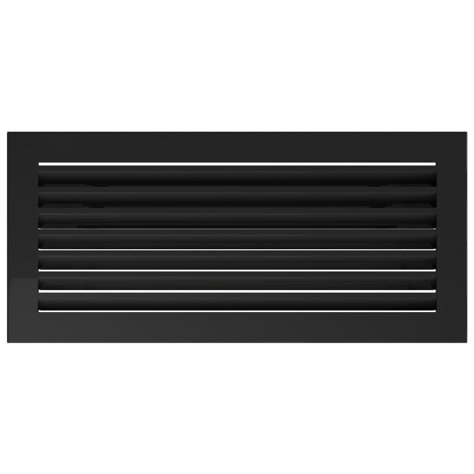 Kamingitter Lüftungsgitter Luftgitter Lamellen 17x30 cm, schwarz