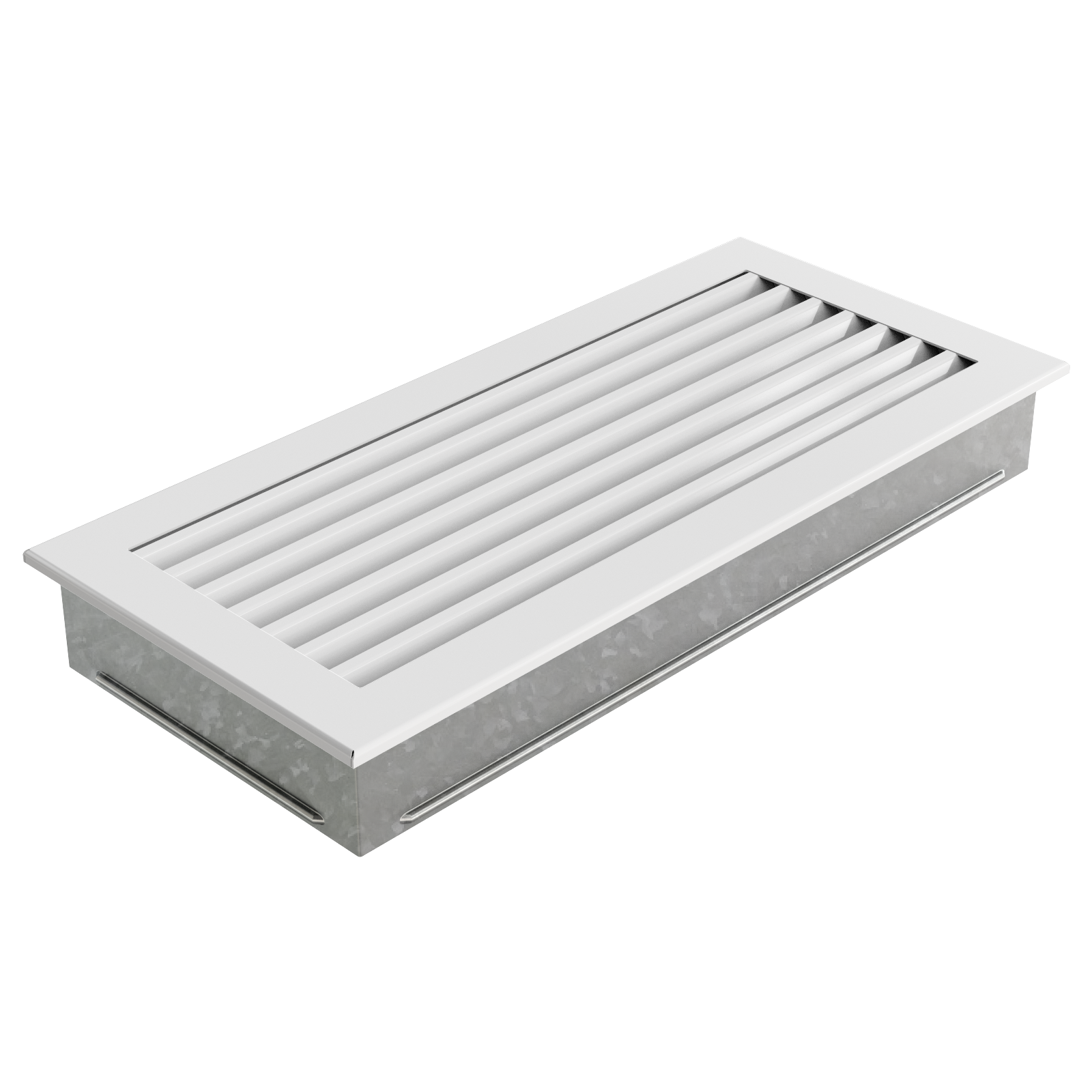 Kamingitter Lüftungsgitter Luftgitter Lamellen 17x37 cm, weiß 