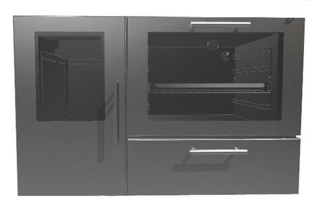 Edelstahl Türen mit Griff aus Edelstahl