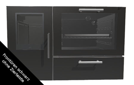 ohne Zierleiste Türen schwarz