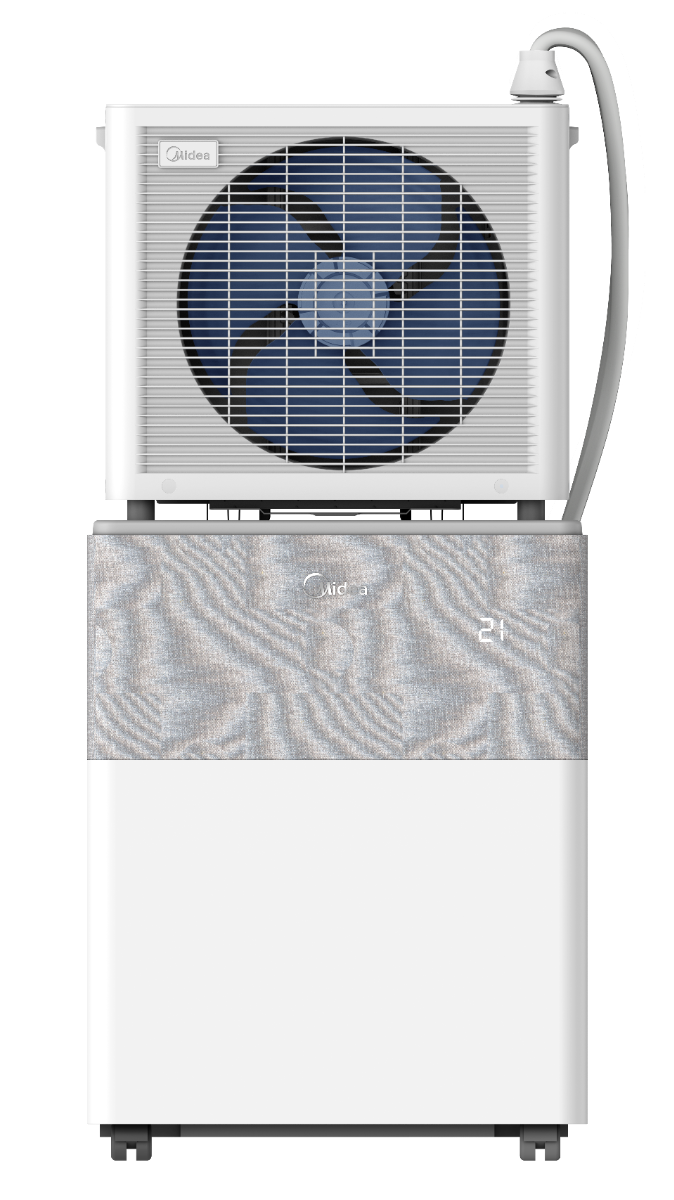 Midea PortaSplit | gestapelt | Außengerät auf Innengerät | Klimaworld.com