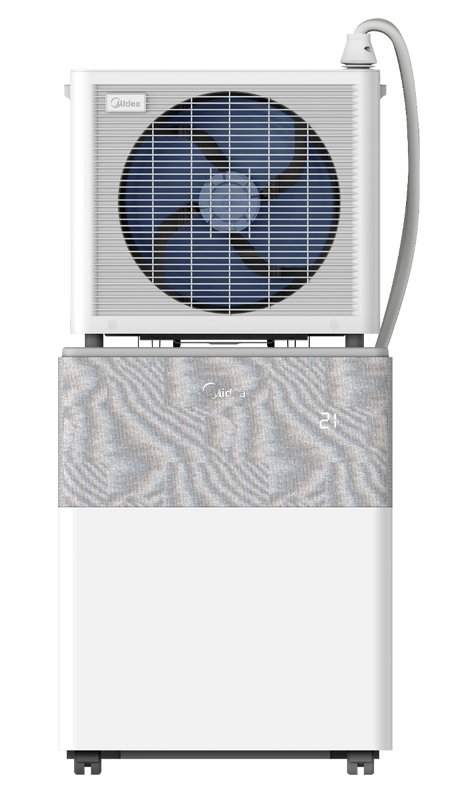 Midea PortaSplit | gestapelt | Außengerät auf Innengerät | Klimaworld.com