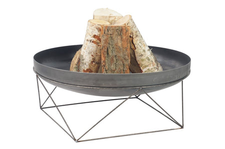 Gardener runde Feuerschale auf kunstvollen Beinen | Ø60cm x H 30cm | TF-FS 122-1 | Klimaworld.com