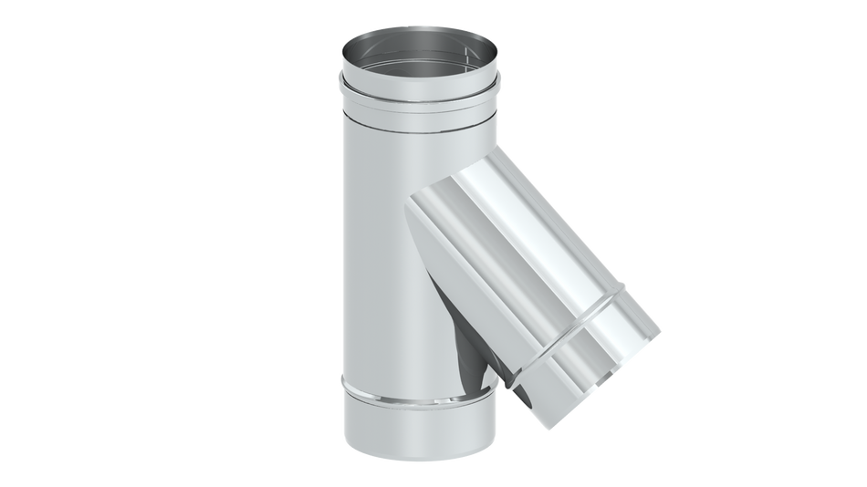 T-Anschluss 45° mit Wassernase